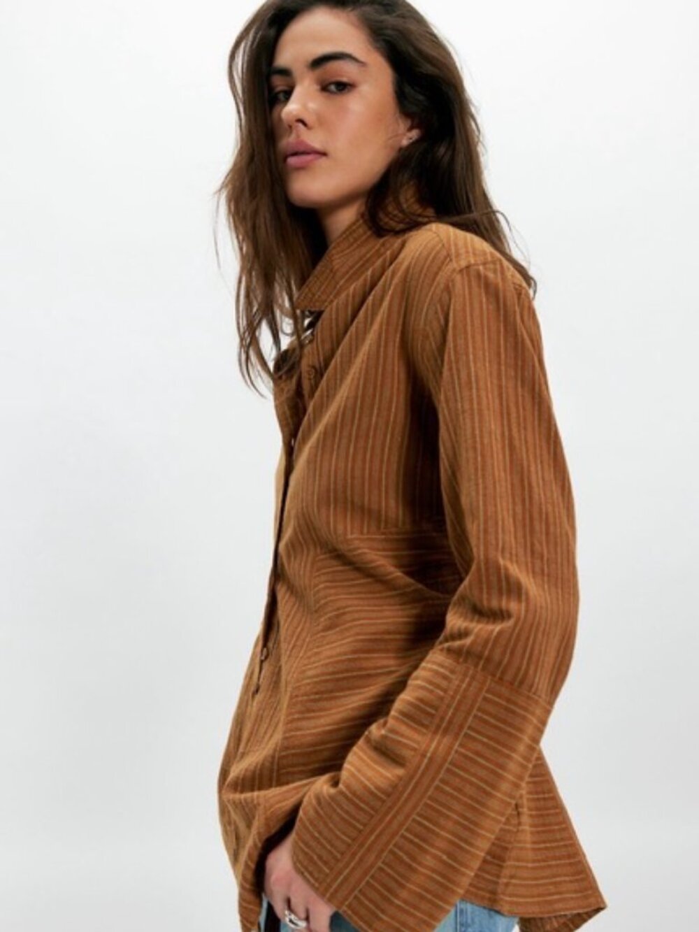 FREE PEOPLE - We The Free Sun Gazer Button Down NWT Medium